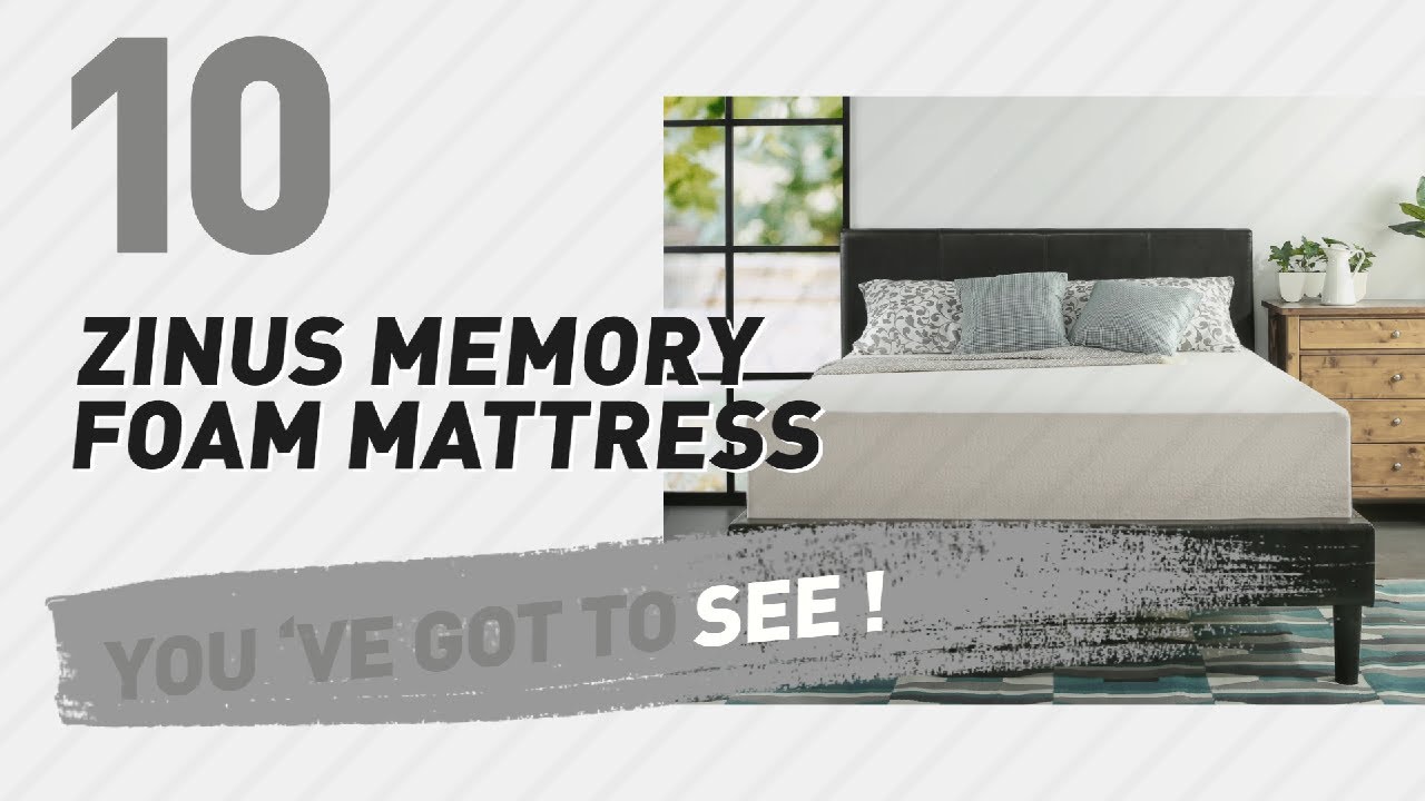 Zinus Memory Foam Mattress // New & Popular 2017 YouTube