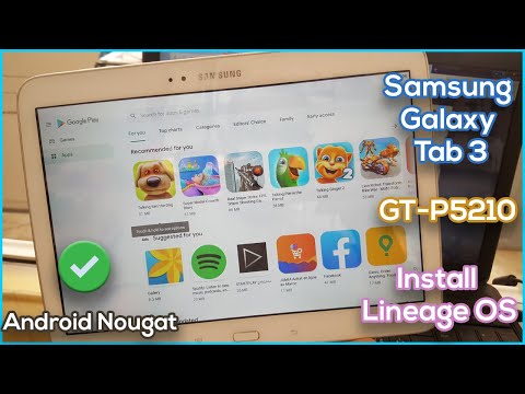 How To Install Android Nougat 7.1.2 On Samsung Galaxy Tab 3 10.1 GT-P5210 | Lineage OS