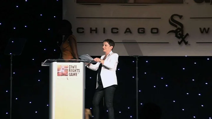 Brenda Wolf at Civil Rights Game Luncheon
