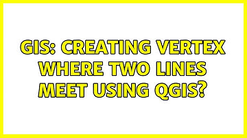 GIS: Creating vertex where two lines meet using QGIS?