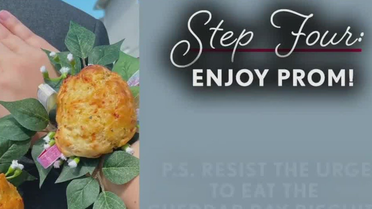 Red Lobster biscuits used as prom corsages YouTube