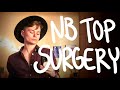 NON-BINARY TOP SURGERY & RECOVERY! Vlog feat. my mom