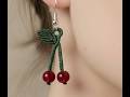 Exquisite Macramé Cherry Earrings: Advanced Technical Tutorial