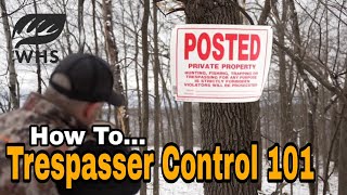 How To Stop Trespassers