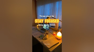3 ways to stay focused long hours 🤫🎯📚 #study #motivation #studymotivation #trending