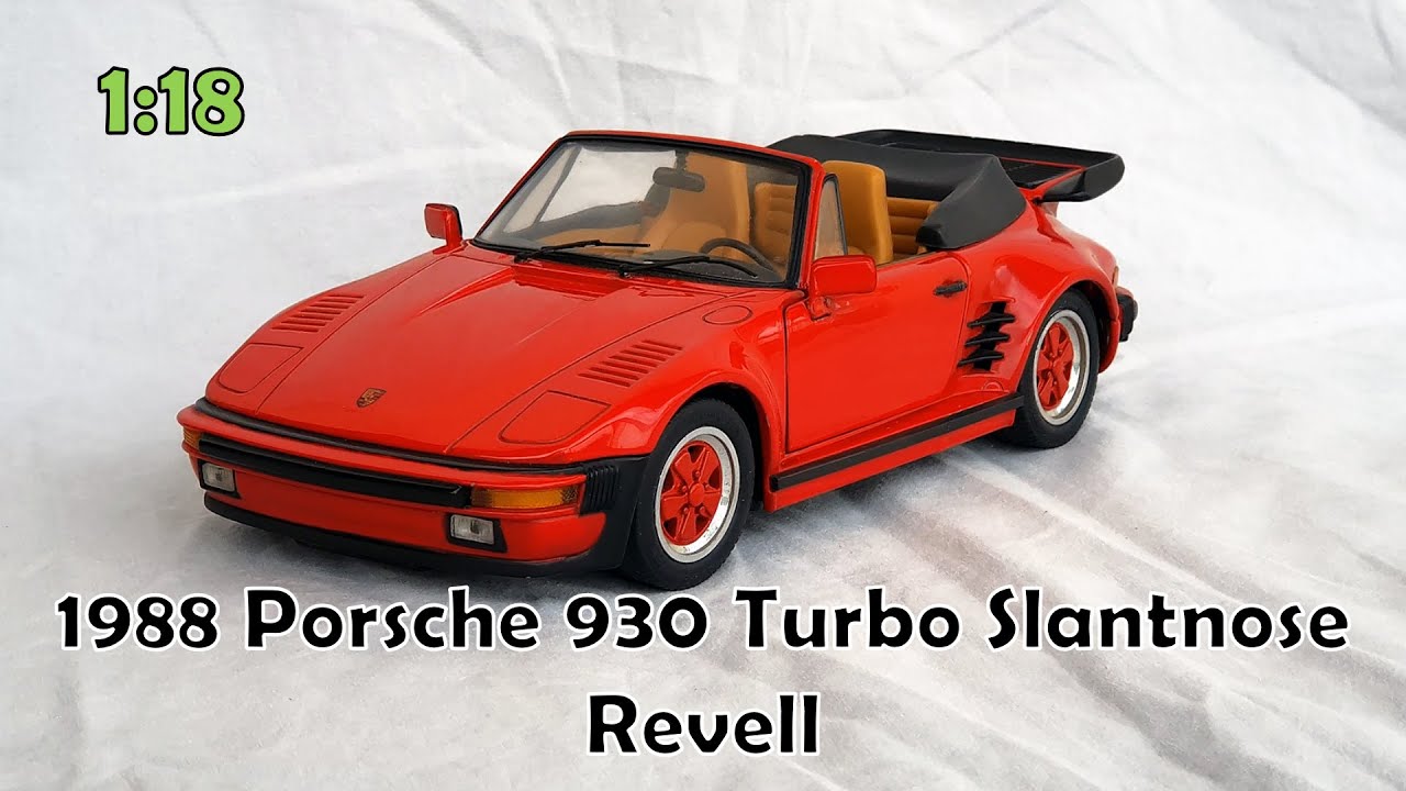 Diecast 1988 Porsche 930 Turbo Slantnose (Revell) 1:18 - YouTube