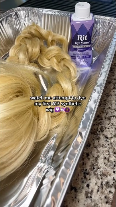 How to Dye A Synthetic Wig Using Rit Dye