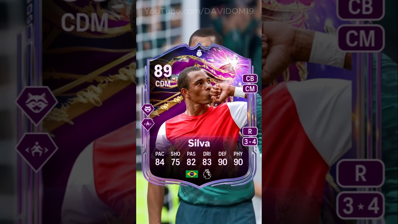 GILBERTO SILVA 89 SBC ! EL DEFENSA MULTIUSOS ! 
