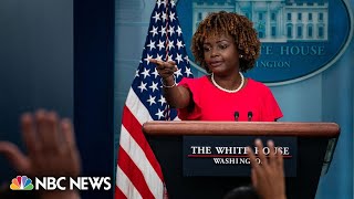 LIVE: White House holds press briefing | NBC News