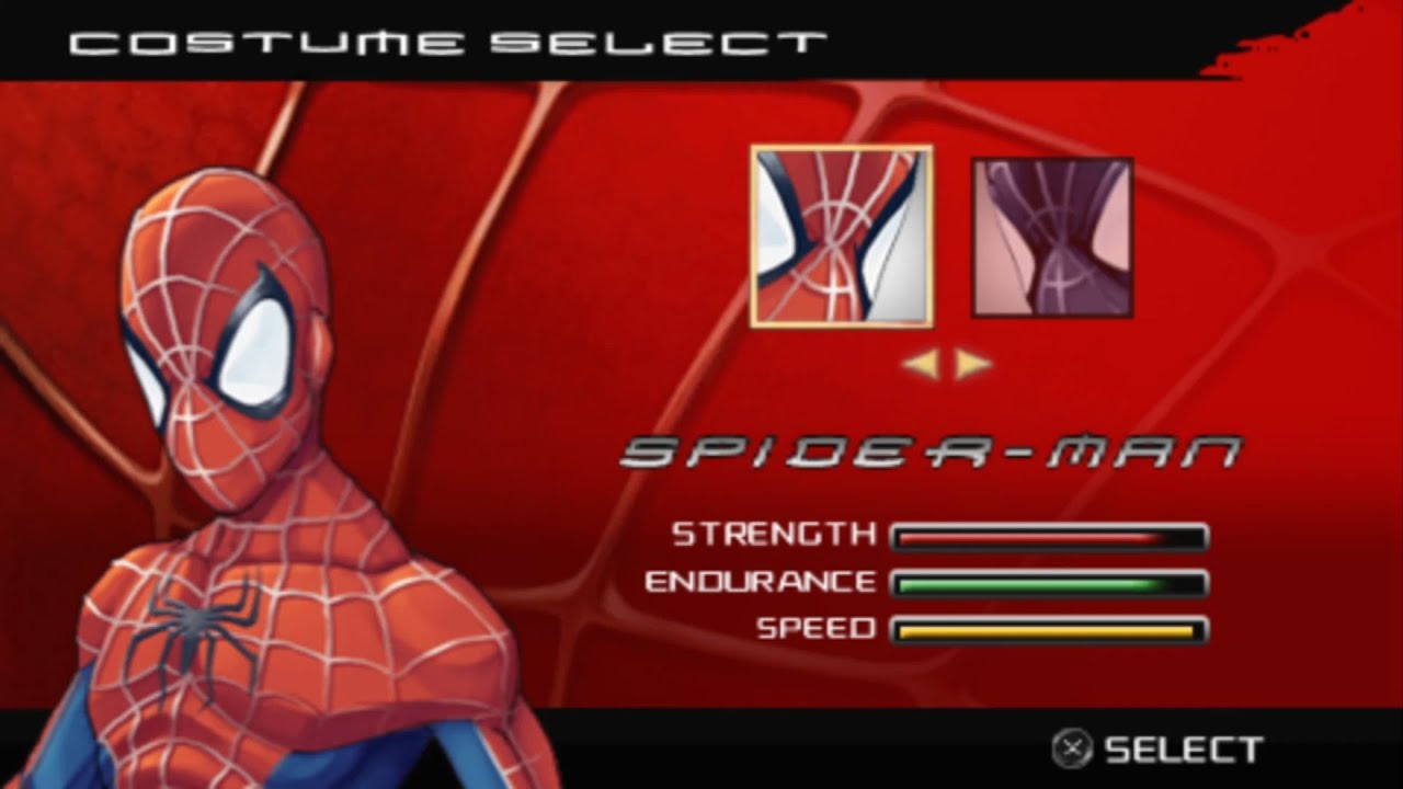 Spider-Man: Friend or Foe All Characters [PSP] - YouTube