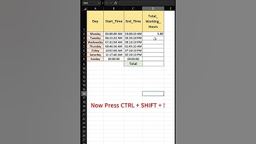 calculate time difference in excel ⏱️ | quick formula trick #shorts #⃣ #excel #exceltips #windows