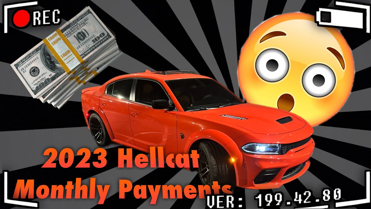 My monthly payments of 4,000!! 2023 Hellcat! YouTube