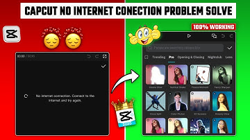Capcut No Internet Connection Problem Solved ✅ || Capcut Pro Download ||