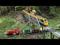 2020 awesome lego train set in the garden and house