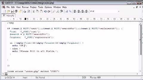 Beginner PHP Tutorial   55   Creating a Find and Replace Application Part 2   YouTube