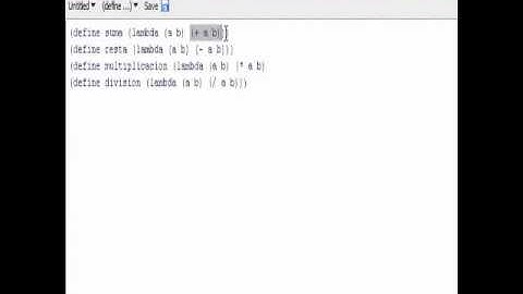 Programa sencillo en LISP