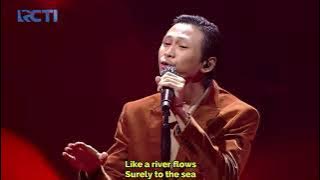 PERDANA! ENGLISH SONG DANAR - CAN'T HELP FALLING IN LOVE LIRYC (XFactorId)