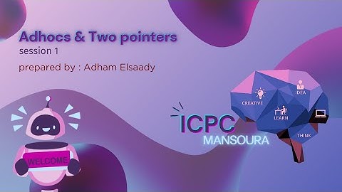 Level 1 : Session 1 | Adhocs & 2 Pointers