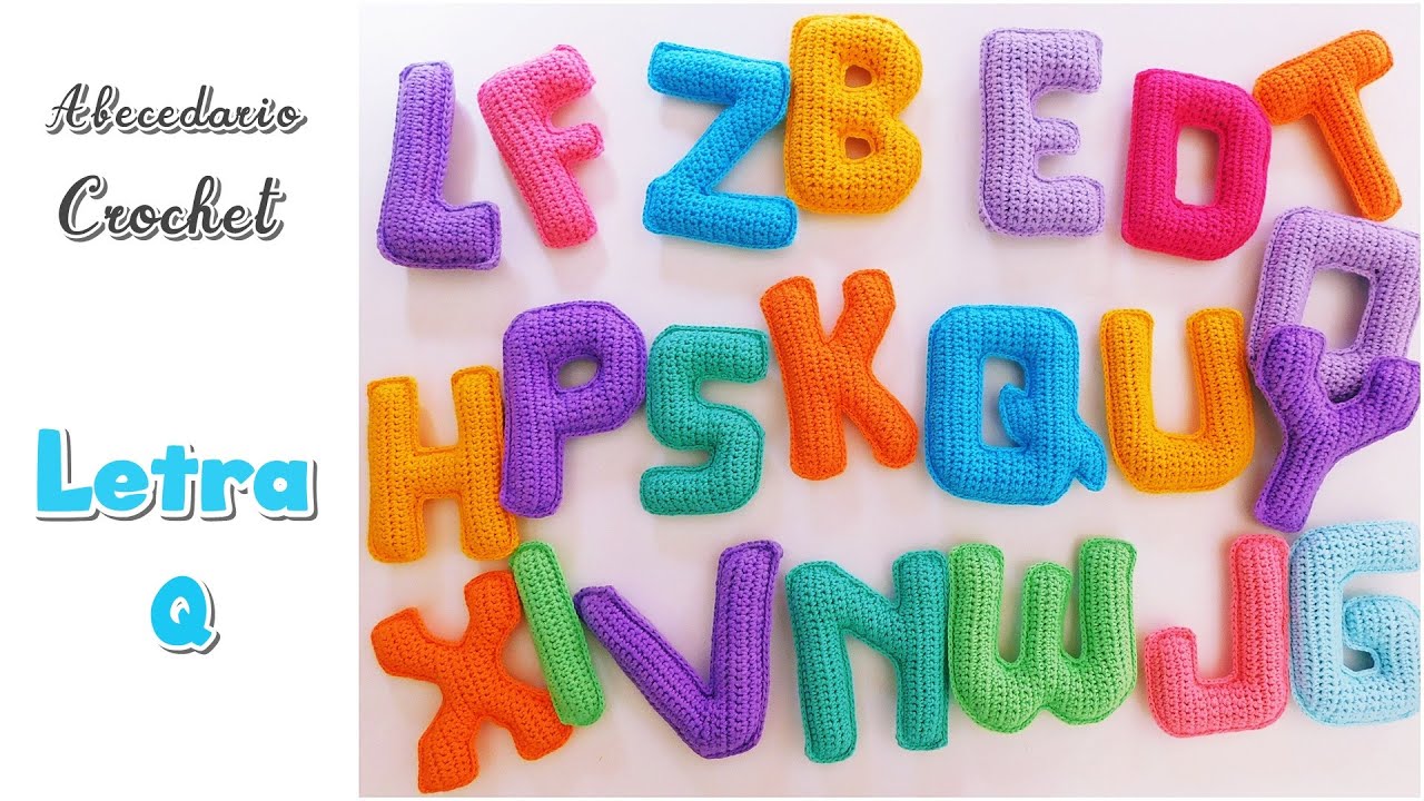 Como tejer a crochet, ganchillo Letra 