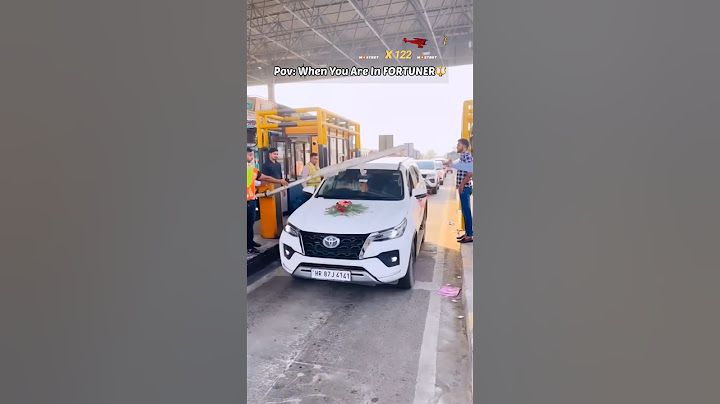 Pov: Fortuner 😈Marriage Kafila Passing From National Highway #trendingshorts #fortuner #viral