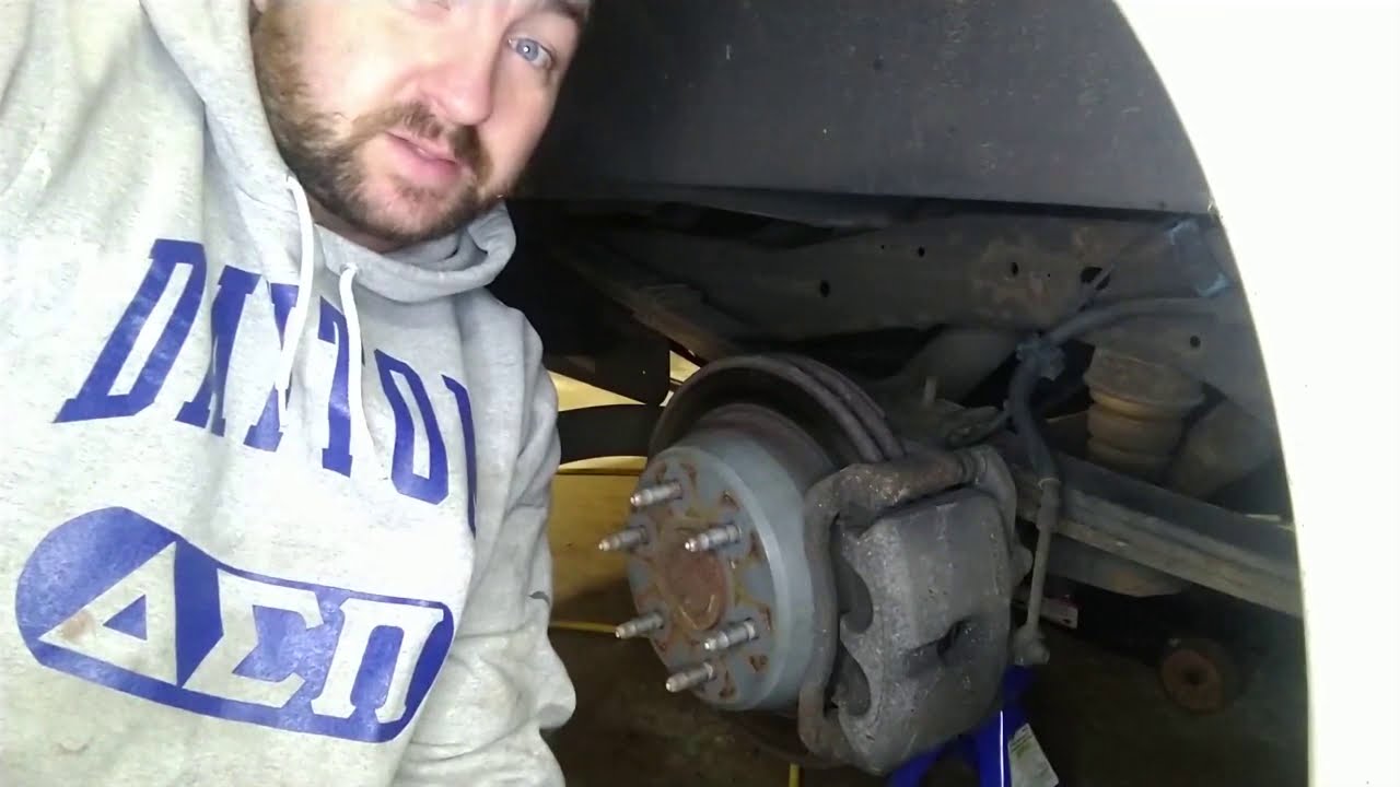 2011 Chevy Express Van Rear Brake Repair YouTube