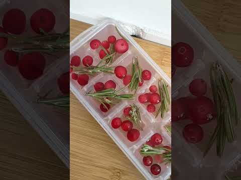 🧊 Красивый лёд для любых коктейлей #лед #коктейль #лето #красота #вечеринка#бокал #рецепт#подпишись