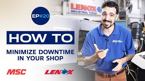 HOW TO Minimize Downtime in Your Shop  [Ep. #20]