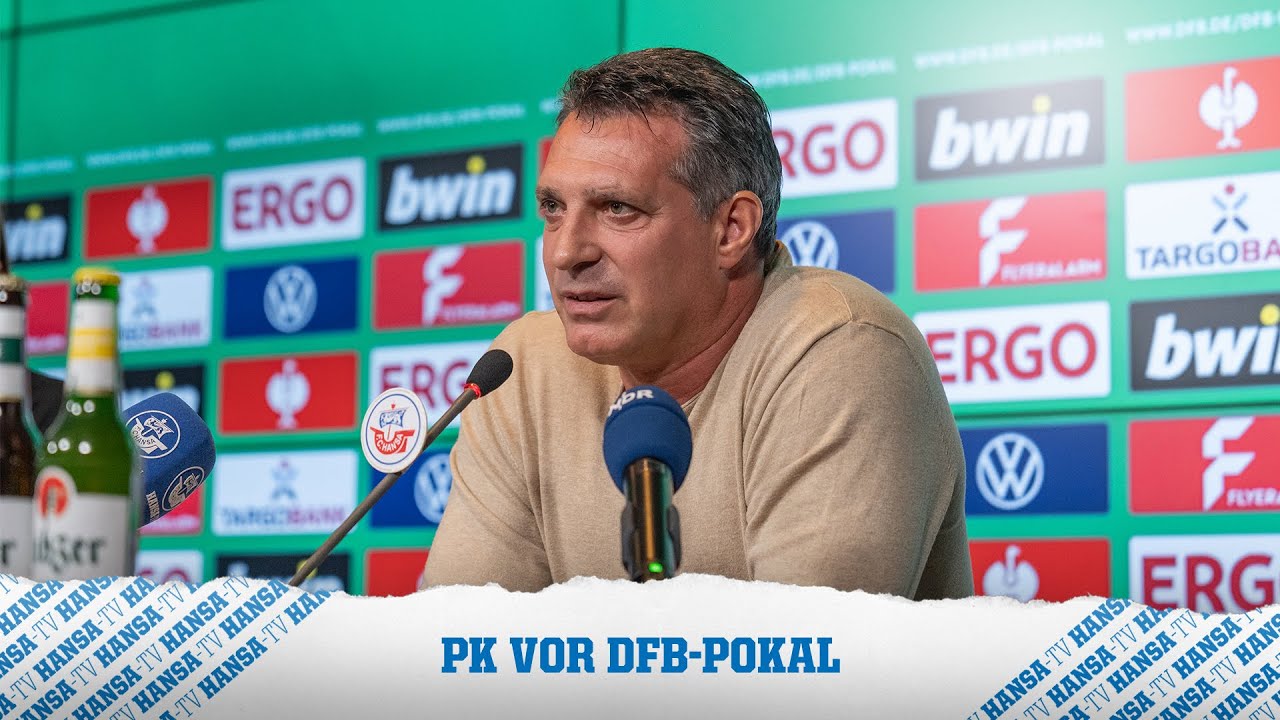 PK vor dem Pokalspiel gegen den 1.FC Nürnberg