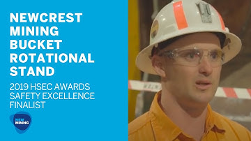 Newcrest Mining: Bucket Rotational Stand [2019 NSW Mining HSEC Awards]