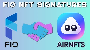FIO Crypto Handle — Steps To Sign NFT with FIO NFT Signatures on AirNFTs!