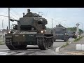 55両の陸自車両が大移動！ 87式自走高射機関砲・73式装甲車・89式装甲戦闘車が公道を走行（千歳市・C経路 2019年5月29日）JGSDF Vehicle Public Road Driving