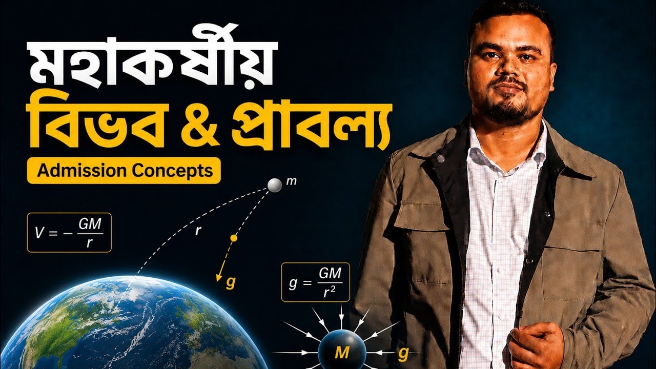 মহাকর্ষীয় বিভব & প্রাবল্য || Admission Concepts || মহাকর্ষ ও অভিকর্ষ
