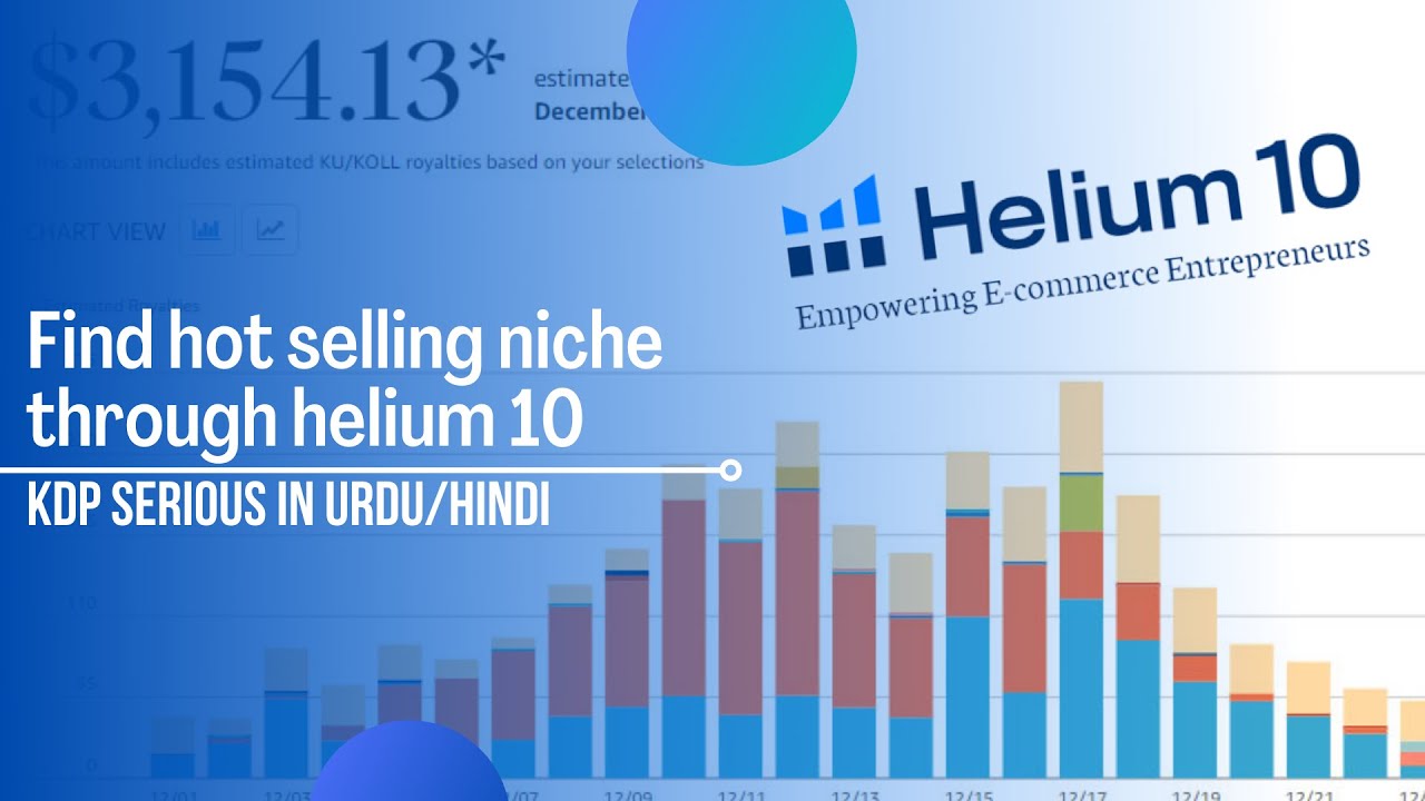 KDP Niche research through Helium 10 | Find KDP niche using helium 10 ...