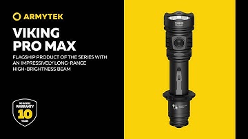 Armytek Viking Pro Max — flagship product of the series with impressively bright wide beam