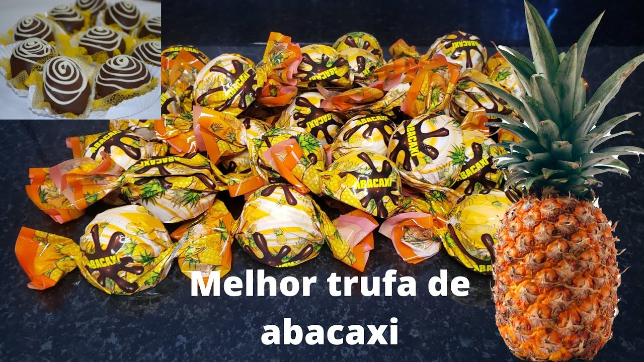TRUFA DE ABACAXI MELHOR RECHEIO VENDA MUITO ESSE SABOR