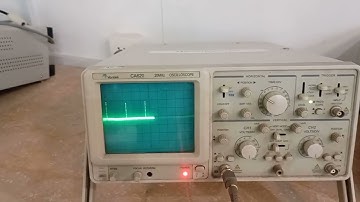TENS current Waveform on Oscilloscope