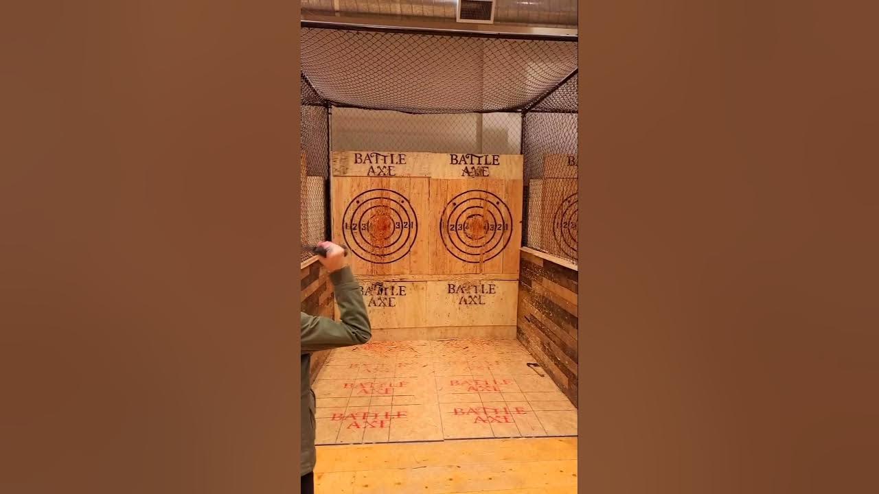 Axe Throwing Gone Wrong! YouTube