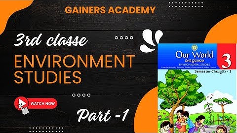 3 rd class EVs part -1 || tet and dsc online Classes
