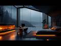 Chill Ambient Deep Work Music ~ Focus & Concentration in a Modern Winter Lakeside Cabin Studio