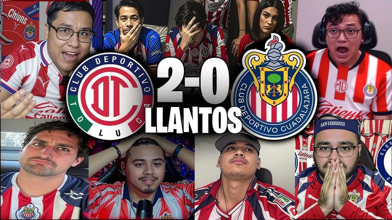 REACCIONES Y LLANTOS DEL REBAÑO AL TOLUCA 2 CHIVAS 0