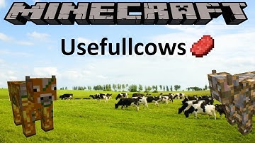 USEFULLCOWS MOD - MINECRAFT 1.12.2 (MOD SHOWCASE)