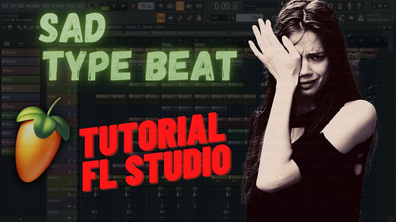 How To Make A Big SAD RAP Beat 🥺 Piano Emotional Beat TUTORIAL - Fl ...