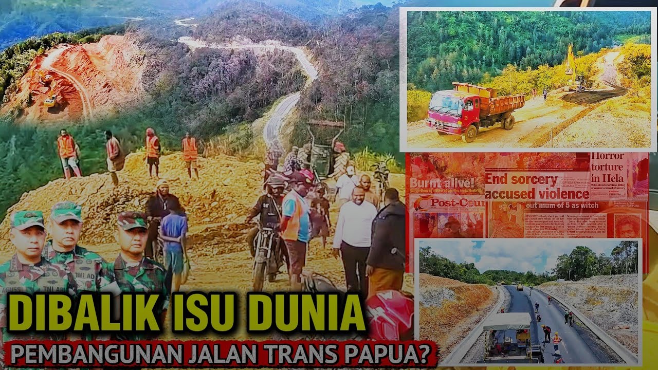 Papua Tak Lagi Diam‼️ Di Tengah Isu Dunia, Jalan Trans Terus Dibangun