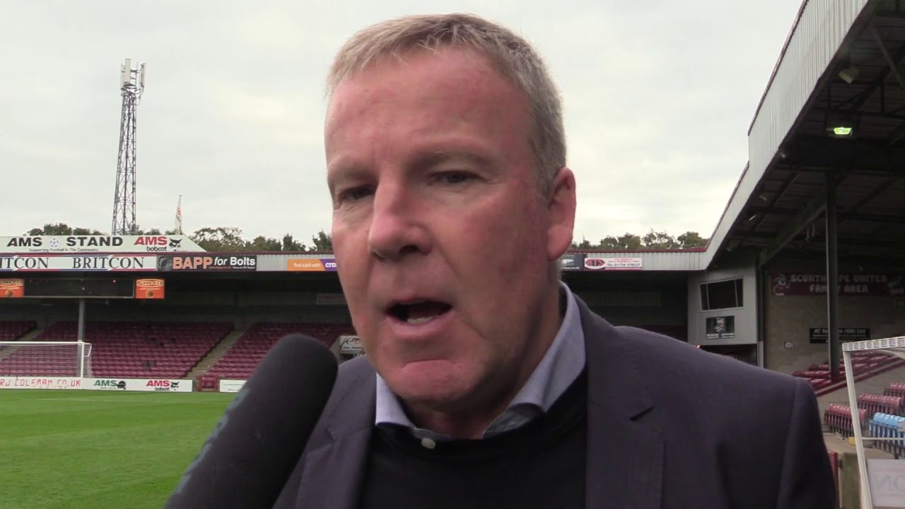 Kenny Jackett post-Scunthorpe United football score