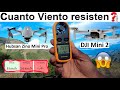 PRUEBA DE RESISTENCIA AL VIENTO DJI MINI 2 - HUBSAN ZINO 2 - EN CAMPO REAL