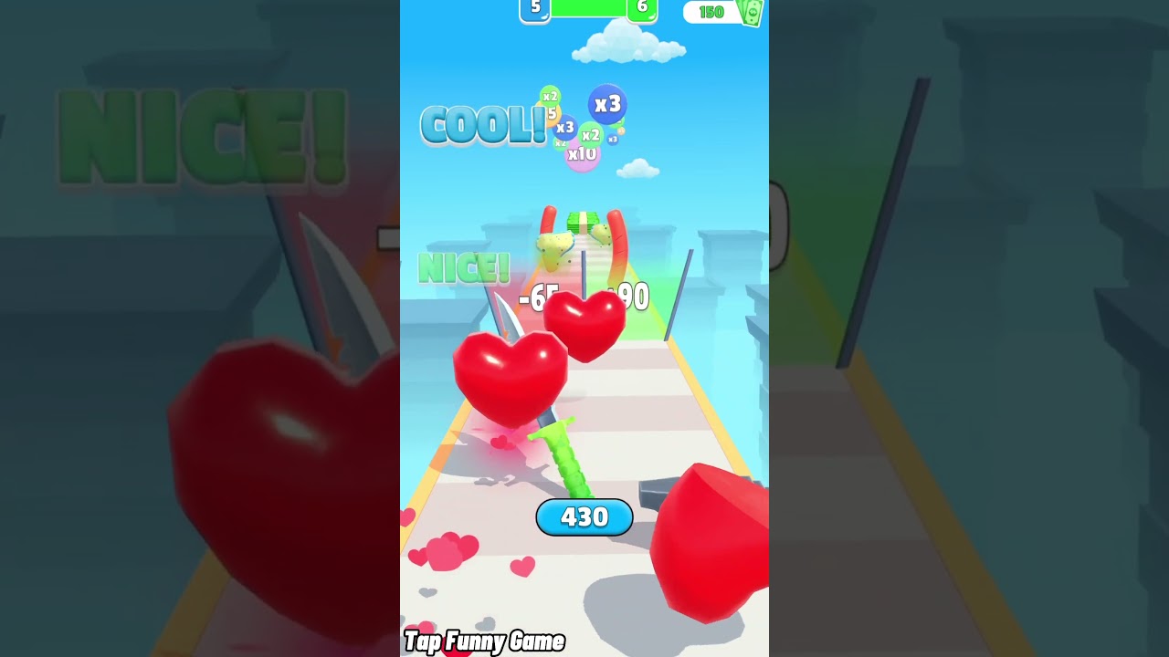 Slice Rush! Gameplay Android iOS All Levels 