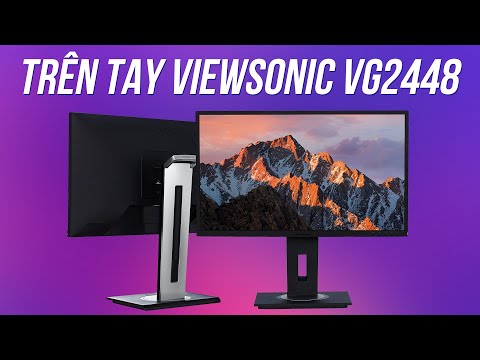 MÀN HÌNH CHUYÊN THIẾT KẾ ĐỒ HỌA VIEWSONIC VG2448 24" Full HD - HOÀNG HÀ PC