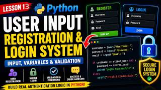 Python User Input | Login System: Build It in Minutes! | L13