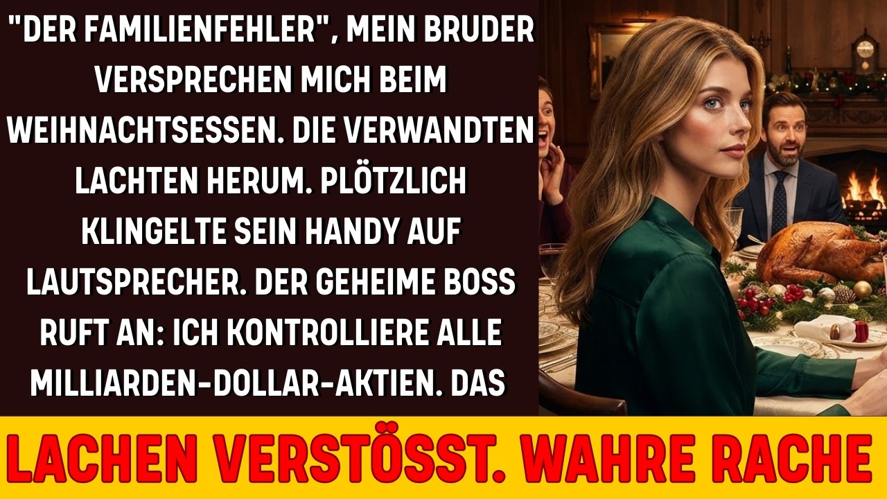 „Wir alle wissen, dass Emily niemals am Tisch der Erwachsenen sitzen wird“, sagte mein Bruder Daniel grinsend, während meine ganze Familie lachte. Man nannte mich den Familienfehler – Jahr für...