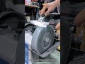 Precision sharpening machine wet grinder grinds steel knife edges back to razor sharpness